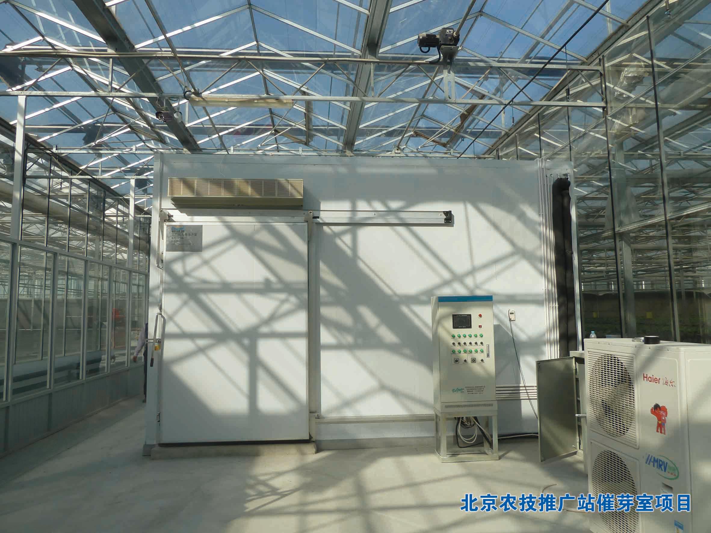 Industrial accelerating germination chamber