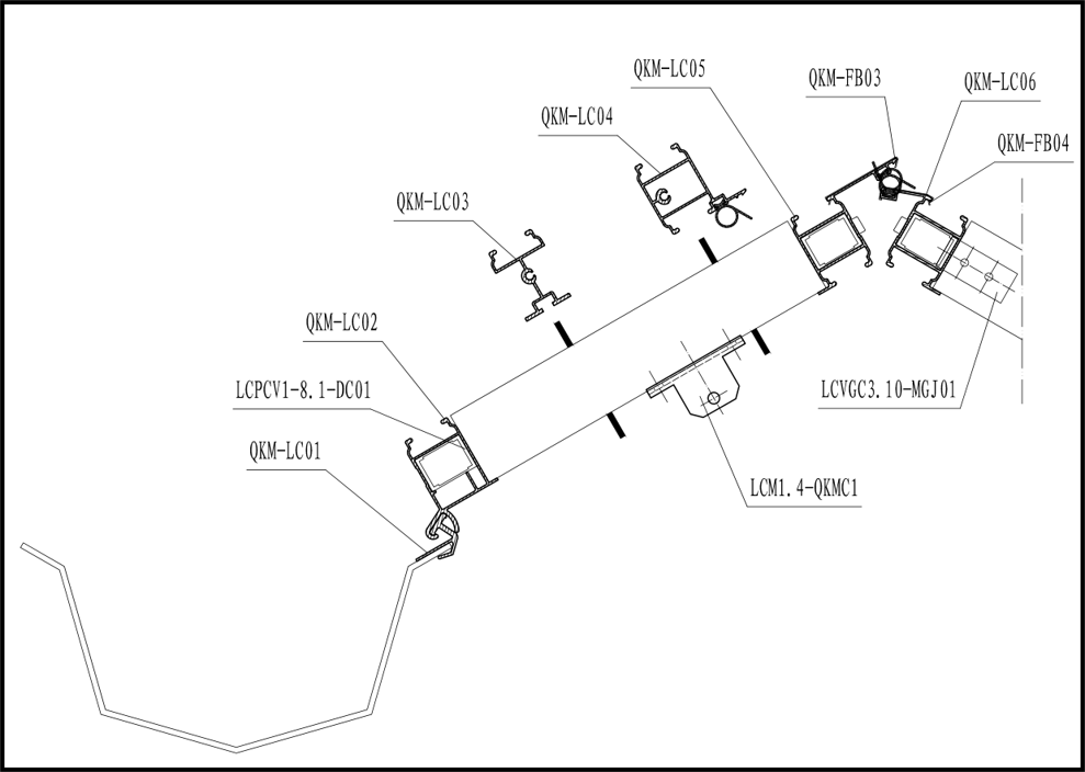 Plastic film covering system