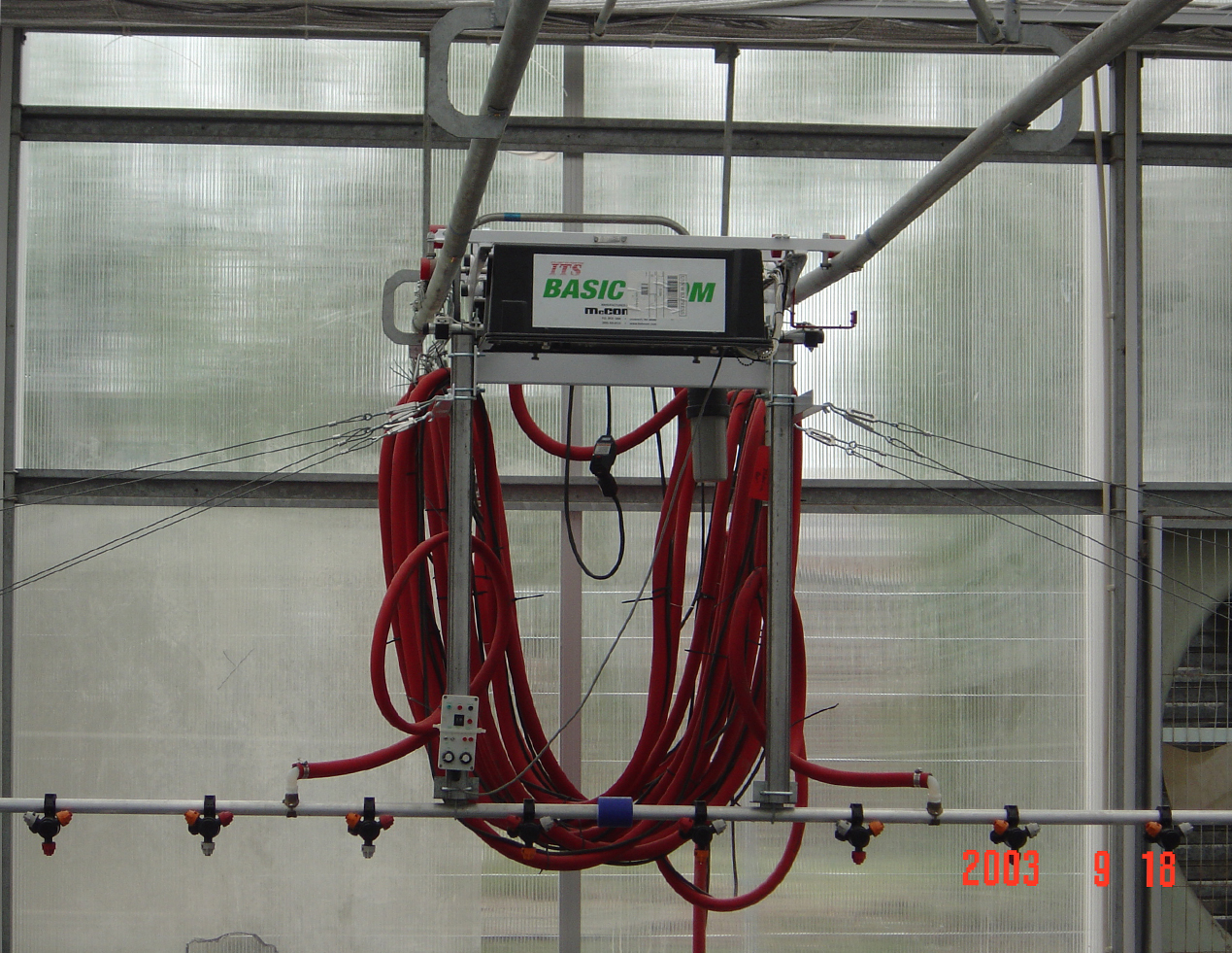 美国ITS双轨多跨自动喷灌机